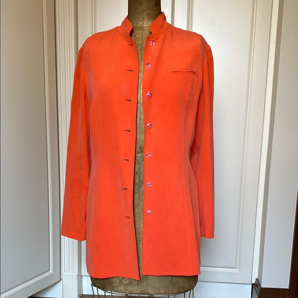 Dana Buchman Orange Blazer